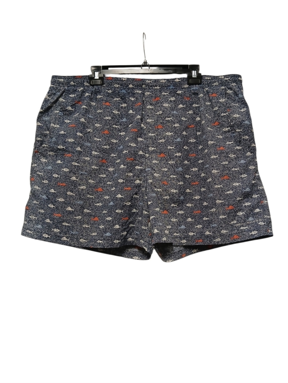 Columbia PFG Men's Fish Red,White and Blue Shorts/Swim Trunks 6"-Size XXL